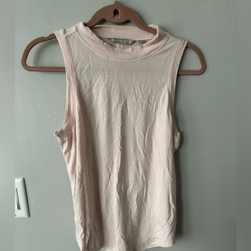 Athleta high neck tank top